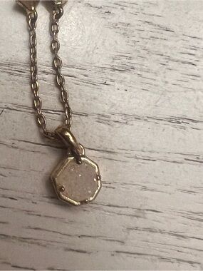 Kendra Scott Gold Druzy Pendant Necklace
